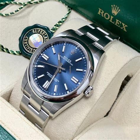 men's rolex oyster perpetual blue|Rolex Oyster Perpetual blue price.